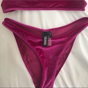 Triangl Plum bikini bottoms